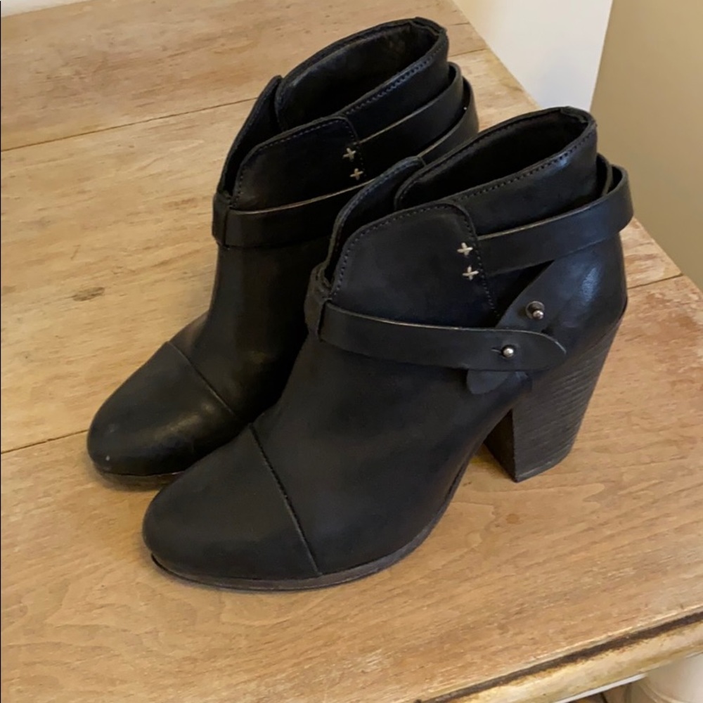 Rag & Bone Harrow Leather Ankle Boots